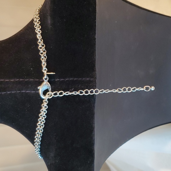 🐠TRIBAL TWO STRANDS SILVER MEDALLIONS/MOTHER OF PEARL ABALONE SHELL NECKLACE - Picture 4 of 4